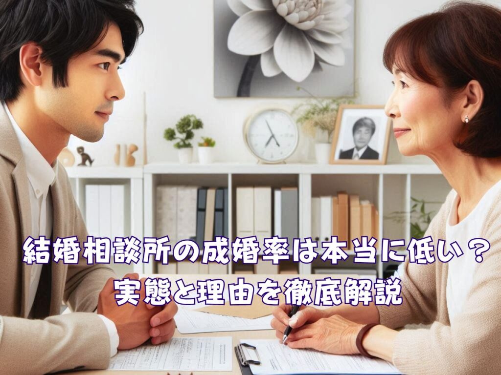 結婚相談所の成婚率は本当に低い？実態と理由を徹底解説